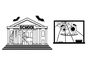 Spooky School Dingbats by Illustration Ink — Dingbats Font — thumbnail 5