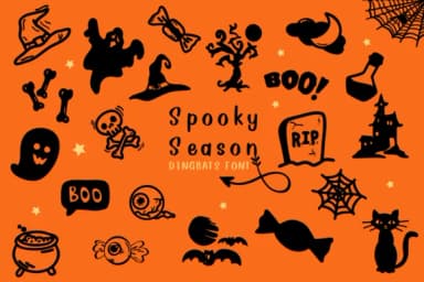 Spooky Season by CHANOK — Dingbats Font — thumbnail 1
