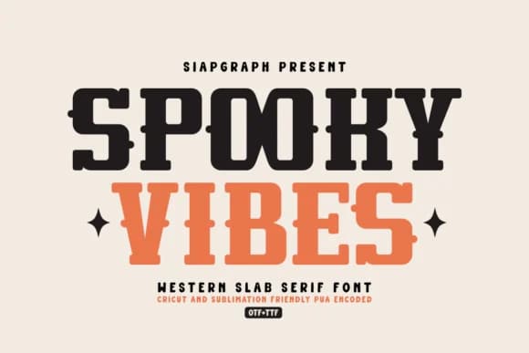 Spooky Vibes by SiapGraph — Slab Serif Font