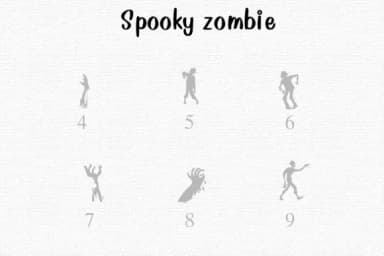 Spooky Zombie by Nongyao — Dingbats Font — thumbnail 4