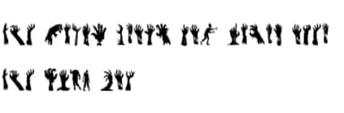 Spooky Zombie by Nongyao — Dingbats Font — thumbnail 8
