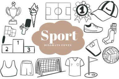 Sport by Suphitchaya — Dingbats Font — thumbnail 1