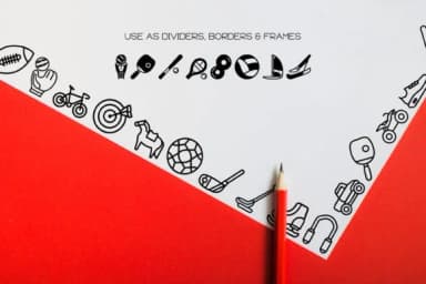 Sport Alphabet by WADLEN — Dingbats Font — thumbnail 7