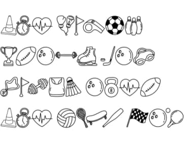 Sport Doodle by Chonada — Dingbats Font — thumbnail 8