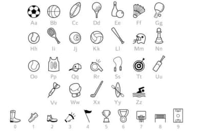 Sport Doodle by digitalplannerland — Dingbats Font — thumbnail 2