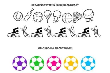 Sport Doodle by digitalplannerland — Dingbats Font — thumbnail 3