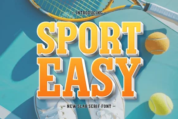 Sport Easy by abg — Slab Serif Font