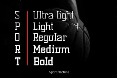 Sport Machine by Eystore — Slab Serif Font — thumbnail 2