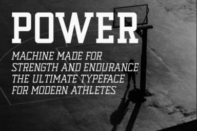 Sport Machine by Eystore — Slab Serif Font — thumbnail 3