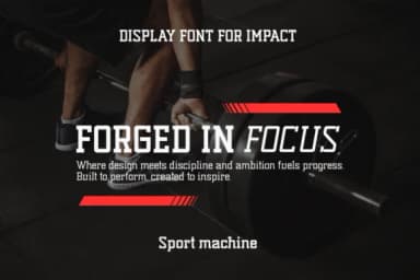 Sport Machine by Eystore — Slab Serif Font — thumbnail 6