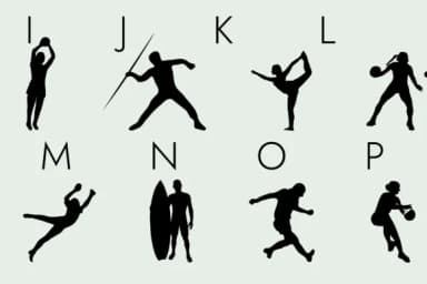 Sport Poses Silhouettes by Minimalistartstudio — Dingbats Font — thumbnail 2