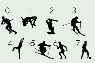 Sport Poses Silhouettes by Minimalistartstudio — Dingbats Font — thumbnail 8