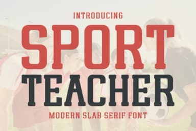 Sport Teacher by Arnika Studio — Slab Serif Font — thumbnail 1