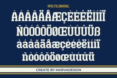 Sporte College by Marvadesign — Slab Serif Font — thumbnail 4