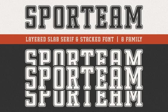 Sporteam by Boltontwin — Slab Serif Font