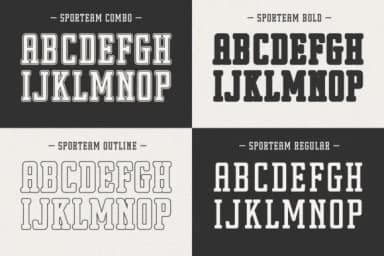 Sporteam by Boltontwin — Slab Serif Font — thumbnail 2