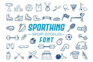 Sporthing by Dito (7NTypes) — Dingbats Font — thumbnail 1