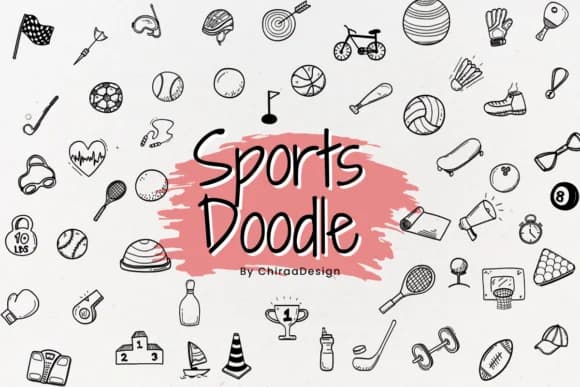 Sports Doodle by chiraa.design — Dingbats Font