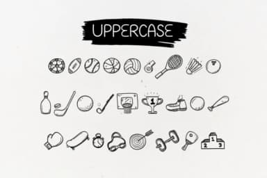 Sports Doodle by chiraa.design — Dingbats Font — thumbnail 4