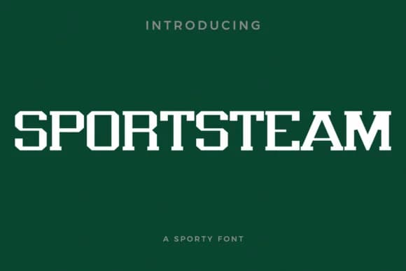 Sportsteam by Pixova Creative — Slab Serif Font