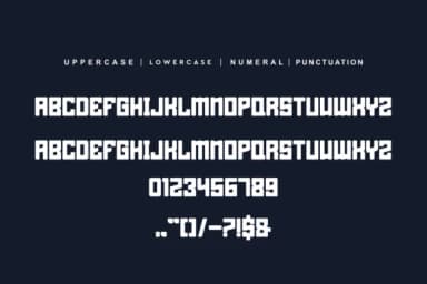 Sporty Kingsquad by alonkelakon — Slab Serif Font — thumbnail 4