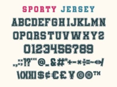 Sporty Varsity by MaxArt — Slab Serif Font — thumbnail 3