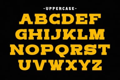 Sporty Varsity by Pian45 — Slab Serif Font — thumbnail 2