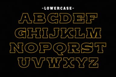 Sporty Varsity by Pian45 — Slab Serif Font — thumbnail 3