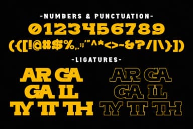 Sporty Varsity by Pian45 — Slab Serif Font — thumbnail 4