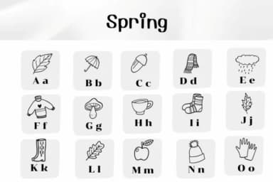 Spring by Ketsarin — Dingbats Font — thumbnail 2