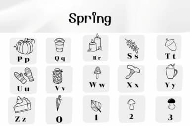 Spring by Ketsarin — Dingbats Font — thumbnail 3