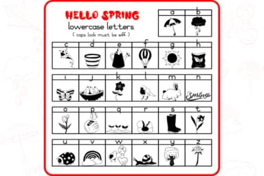 Spring by WADLEN — Dingbats Font — thumbnail 3