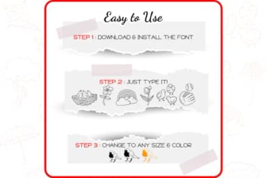 Spring by WADLEN — Dingbats Font — thumbnail 4