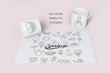 Spring by WADLEN — Dingbats Font — thumbnail 6