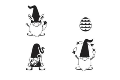 Spring and Easter Gnomes Dingbats by Illustration Ink — Dingbats Font — thumbnail 5