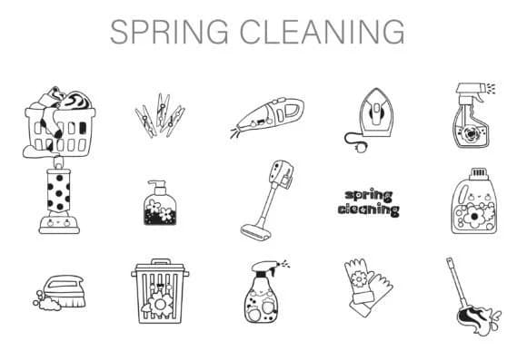 Spring Cleaning Dingbats by Illustration Ink — Dingbats Font