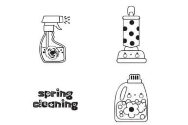 Spring Cleaning Dingbats by Illustration Ink — Dingbats Font — thumbnail 6