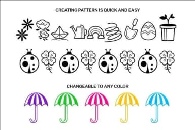 Spring Doodle by digitalplannerland — Dingbats Font — thumbnail 3