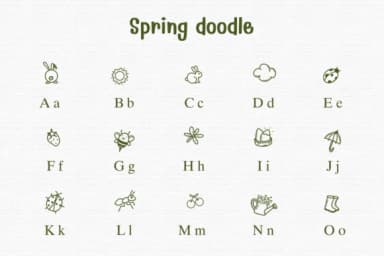 Spring Doodle by Sontaya — Dingbats Font — thumbnail 2