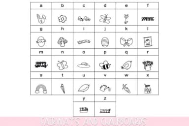 Spring Doodles by Fairways and Chalkboards — Dingbats Font — thumbnail 3