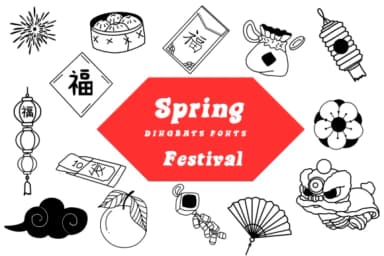 Spring Festival by Suphitchaya — Dingbats Font — thumbnail 1