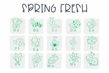 Spring Fresh by Sirinart — Dingbats Font — thumbnail 2
