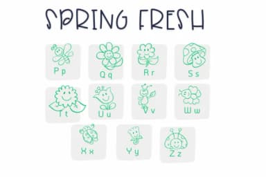 Spring Fresh by Sirinart — Dingbats Font — thumbnail 3