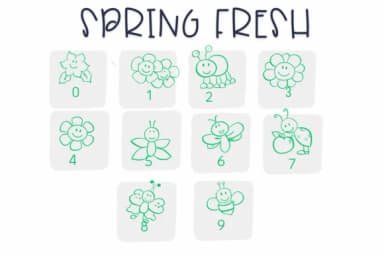 Spring Fresh by Sirinart — Dingbats Font — thumbnail 4