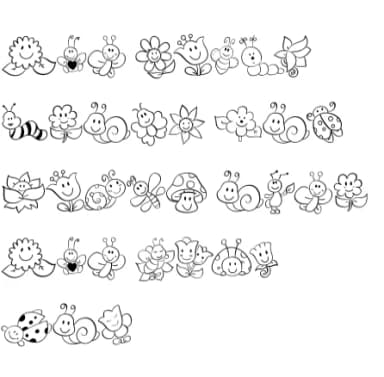 Spring Fresh by Sirinart — Dingbats Font — thumbnail 8