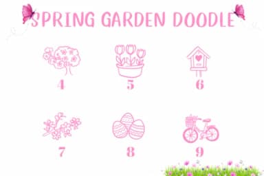 Spring Garden Doodle by CHANOK — Dingbats Font — thumbnail 4