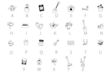 Spring Gardening Dingbats by Illustration Ink — Dingbats Font — thumbnail 2