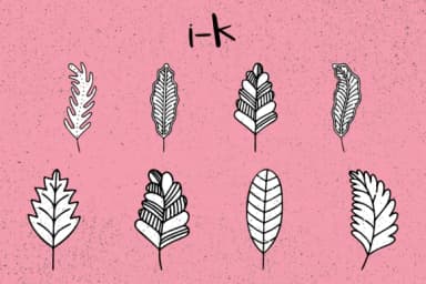 Spring Leaves by Minimalistartstudio — Dingbats Font — thumbnail 7