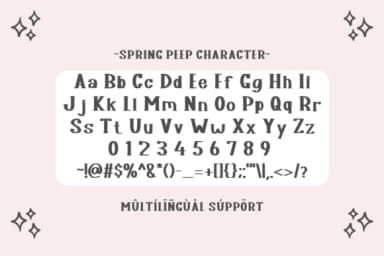 Spring Peep by Letterayu — Slab Serif Font — thumbnail 6