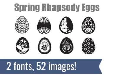 Spring Rhapsody Dingbats by Illustration Ink — Dingbats Font — thumbnail 2